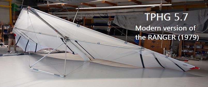 The TPHG 5.7 sail fits on original RANGER frame - October 2025